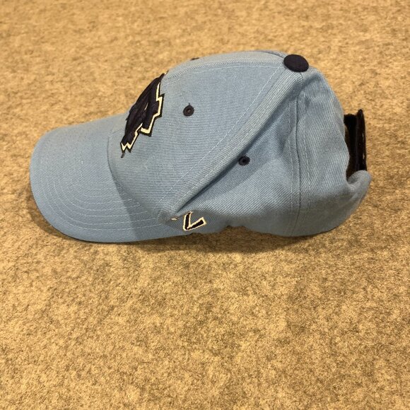 Vintage UNC University Of North Carolina Hat Adjustable Strapback Tarheels Blue - Picture 2 of 7